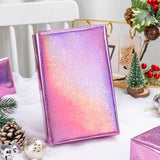 Burymento Pink Wrapping Paper Roll, Metallic Holographic Star Gift Wrap for Birthday, Valentines, Mothers day, Graduation, Wedding, Fathers day, Baby Shower, Christmas (30 IN x 32.8 FT)