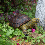 SHAODIE Garden Turtle Statue, Large Resin Tortoise Sculpture, 13L x 8.6W x 5.5H inches, Outdoor Yard Lawn Ornament,Home Decor