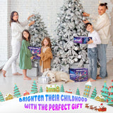 Surelect Dance Mat, 2025 Rechargeable Light-Up 2-Player Opposing Dance Pad with Bluetooth, 12-Button Music Dancing Toy, Christmas Birthday Gift for 3-12 Year Old Boys Girls