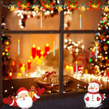 JMTONE Window Candles with Light Sensor Dusk to Dawn, 14PCs Window Candles Battery Operated with Nano Adhesive Strip, 6.1" Flameless Taper Candle for Halloween, Christmas, Xmas Holiday Home Decor