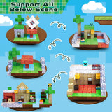 GraceDuck Magnetic Blocks - 150 PCS Build Magnetic Windmill Falls Homes - Magnetics Toys for Montessori Toddler Christmas Birthday Gifts - STEM Sensory Toys for 3 4 5 6 7 8 9 10 Year Old Boys & Girls