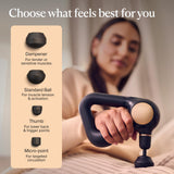 TheraGun Therabody Sense Percussion Massage Gun - Deep Tissue Personal Massager with Preloaded Routines for Stress Relief, Pain Relief & Muscle Soreness in Neck, Back, Leg and Knee (Black)