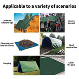TARPAL 100x100 Feet Green Tarp Waterproof Multipurpose Protective Cover All Purpose Outdoor Poly Tarps Cover for Swimming Pool, Roof Waterproofing,Boat, car, Camping, firewood,Outdoor Furniture,etc