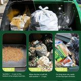 Outdoor Trash Can Deodorizer 2.6 lbs, Industrial Strength Garbage Odor Eliminator & Moisture Absorber for Trash Cans, Outdoor Waste Bins & Recycling Containers, Heavy Duty Long Lasting Odor Control