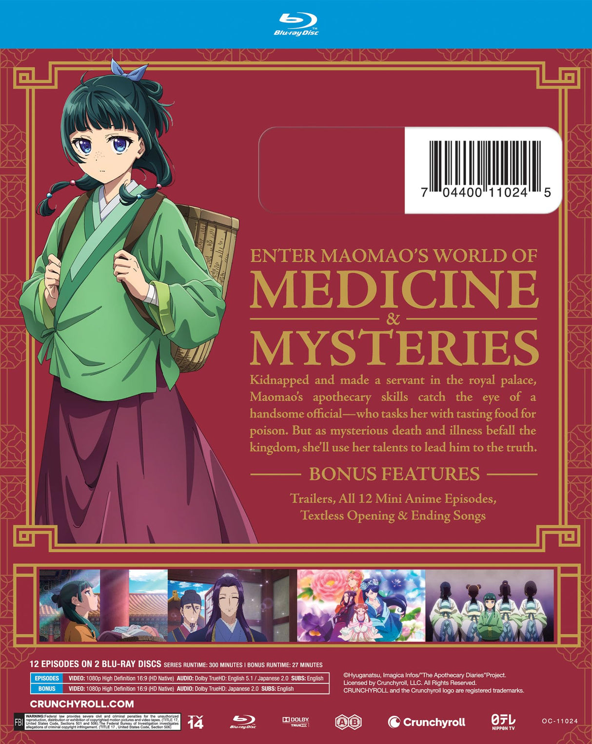 The Apothecary Diaries - Season 1 Part 1 [Blu-ray]