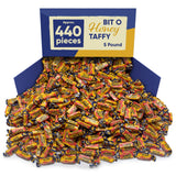 Bit O Honey Candy - 5 Pounds - Approx 440 Traditional Christmas Candy - Bulk Candy Individually Wrapped - Classic Candy - Chewy Candy - Perfect Holiday Candy - Honey Candy for Festive Season