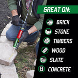 Loctite PL 500 Landscape Block & Stone Construction Adhesive, 10 fl oz Cartridge, 12 Pack