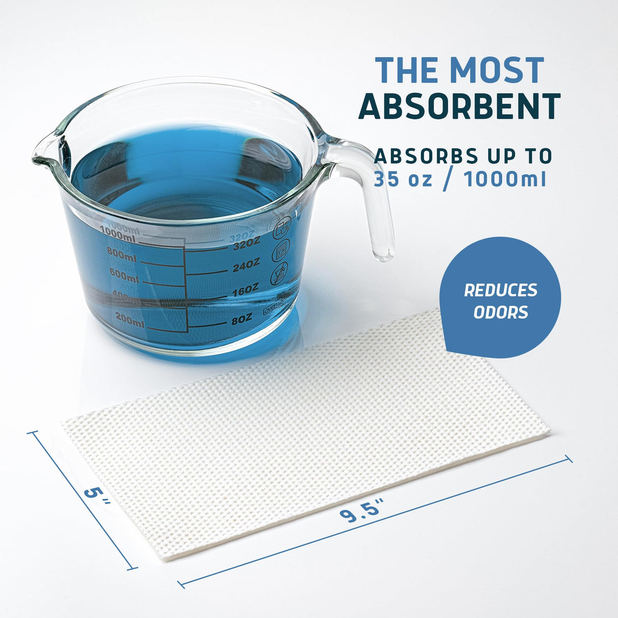 Lunderg Commode Liners with Absorbent Pads - Value Pack Medical Grade 150 Count Universal Fit - Disposable Bedside Commode Liners & Pads for Adult Chairs, Portable Potty Buckets & Camping Toilet Bags