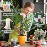 Sisher 6 Pcs Monstera Moss Pole,Plastic Moss Poles for Climbing Plants