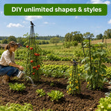 OTOSUNNY 67inch Garden Obelisk Trellis for Climbing Plants Outdoor, 2 Pack