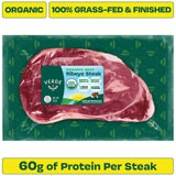 Verde Farms, Beef Ribeye Steak, Organic, Grass-Fed | 0.625 lbs.