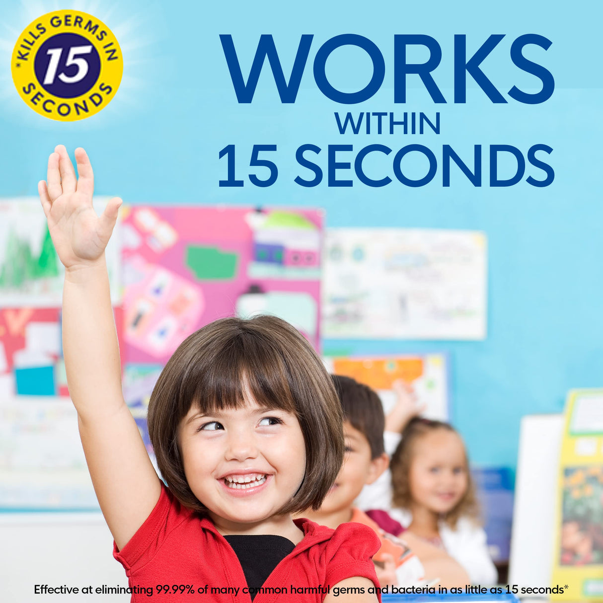 Germ-X Advanced Hand Sanitizer, Non-Drying Moisturizing Clear Gel, Instant and No Rinse Formula, Back to School Supplies College, Pump Bottle, 8 Fl Oz (Pack of 6)