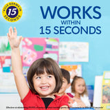 Germ-X Advanced Hand Sanitizer, Non-Drying Moisturizing Clear Gel, Instant and No Rinse Formula, Back to School Supplies College, Pump Bottle, 8 Fl Oz (Pack of 6)