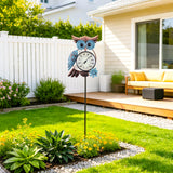 MUMTOP Outdoor Thermometer, Owl Outside Decor for Patio, Yard and Garden