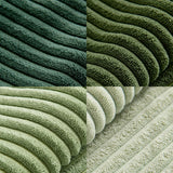 MIULEE Christmas Green Decorative Throw Pillow Covers 20x20 Inch Set of 4 Boho Farmhouse Cushion Covers Mordern Nordic Pillow Cases Soft Corduroy Gradient Home Decor for Couch Sofa Living Room Bed