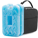 Kona Blue Ice 2 Pound Ice Packs for Coolers - Long Lasting Design - Refreezable Reusable Cooler Ice Pack (2)