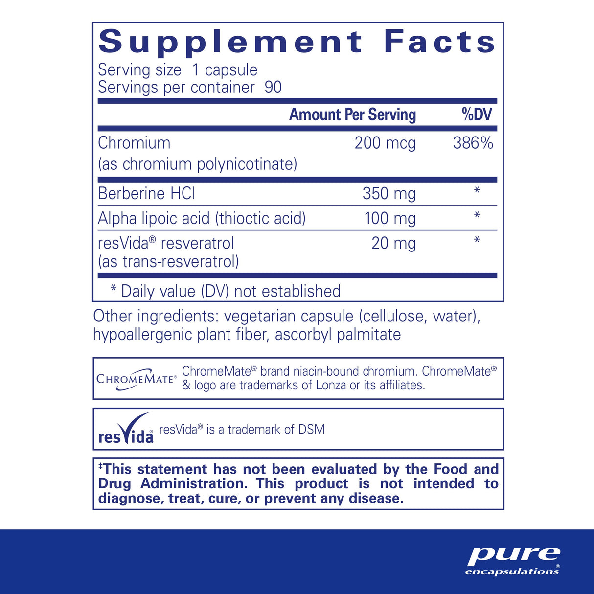 Pure Encapsulations Metabolic Xtra | Supplement to Support Carbohydrate Metabolism, and Homeostasis* | 90 Capsules