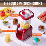 VEVOR Slushie Machine for Home, 32oz Tank Home-use Margarita Machine, Smoothie Frozen Drink Maker with Food-grade Materials, Slushy Machine for Home DIY, Kids' Parties, Red