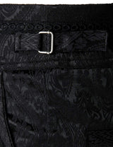 VATPAVE Mens Gothic Pants Cosplay Costume Steampunk Victorian Pants L Black