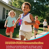 Vvinca Spider Walkie Talkies for Kids Toys Ages 3 4 5 6 7 8 9 10 Boys Girls 3 Pack Superhero Toys Lanyard Long Range Clear Sound Outdoor Game Camping Gear Spy Gadgets & Easter Christmas Birthday Gifts