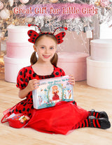 Ladybug Costume Lady Bug Costumes for Girls Halloween Costumes for Kids Toddler Costume Ladybug Dress Ladybird Dress Up for Birthday Christmas 7-8 Years