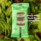 TRUBAR Vegan Protein Bar, It’s Mint to Be Chip, Gluten Free, Plant Based High Fiber, Dairy Free, Non GMO, Low Fat, No Sugar Alcohols, 12G Lean Protein, 13G Fiber, Healthy Snack Bars, 12 CT