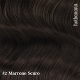 HOTBANANA Human Hair Clip in Hair Extensions, Dark Brown 120g Clip in Hair Extensions Real Human Hair Straight Remy Hair Clip in Hair Extensions 22 Inch 7pcs