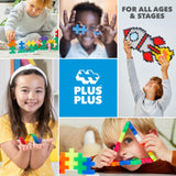 PLUS PLUS 240 Piece Basic Mix - Mini Waffle Blocks, Classroom Must Haves