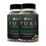 KaraMD Pure Nature | Greens, Fruit and Veggies Supplement | Vitamins, Fiber & Antioxidants | 20 Fruits and Vegetables Supplements for Energy & Digestion | Gluten Free & Vegan Friendly (2 Pack)