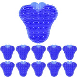 Anti-Splash Deodorizer Urinal Screen Mats (10 Pack) | Premium Long Bristle Splash Reducing Urinal Cake | Lasting Odor Freshener | Ideal for Bathrooms, Restrooms in Restaurants, Bars, Schools & Offices
