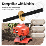 4651 Replacement Tiller Shaft Tine Assembly Compatible with Earthquake