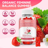 XIAAN Feminine Balance Gummies for Women, 2 Pack Premium Feminine Balance Gummies Support PH Balance & Vaginal Health, Vegan, Gluten-Free, Strawberry Flavor