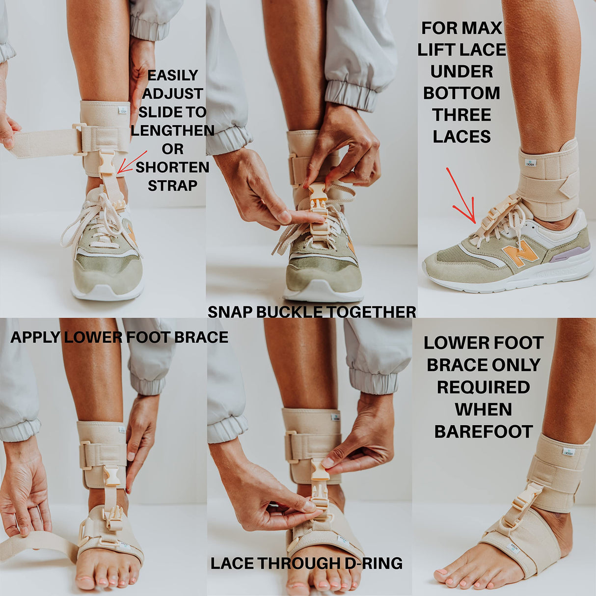 Dosh AFO Foot Drop Brace - Drop Foot Brace for Walking - AFO - Unisex