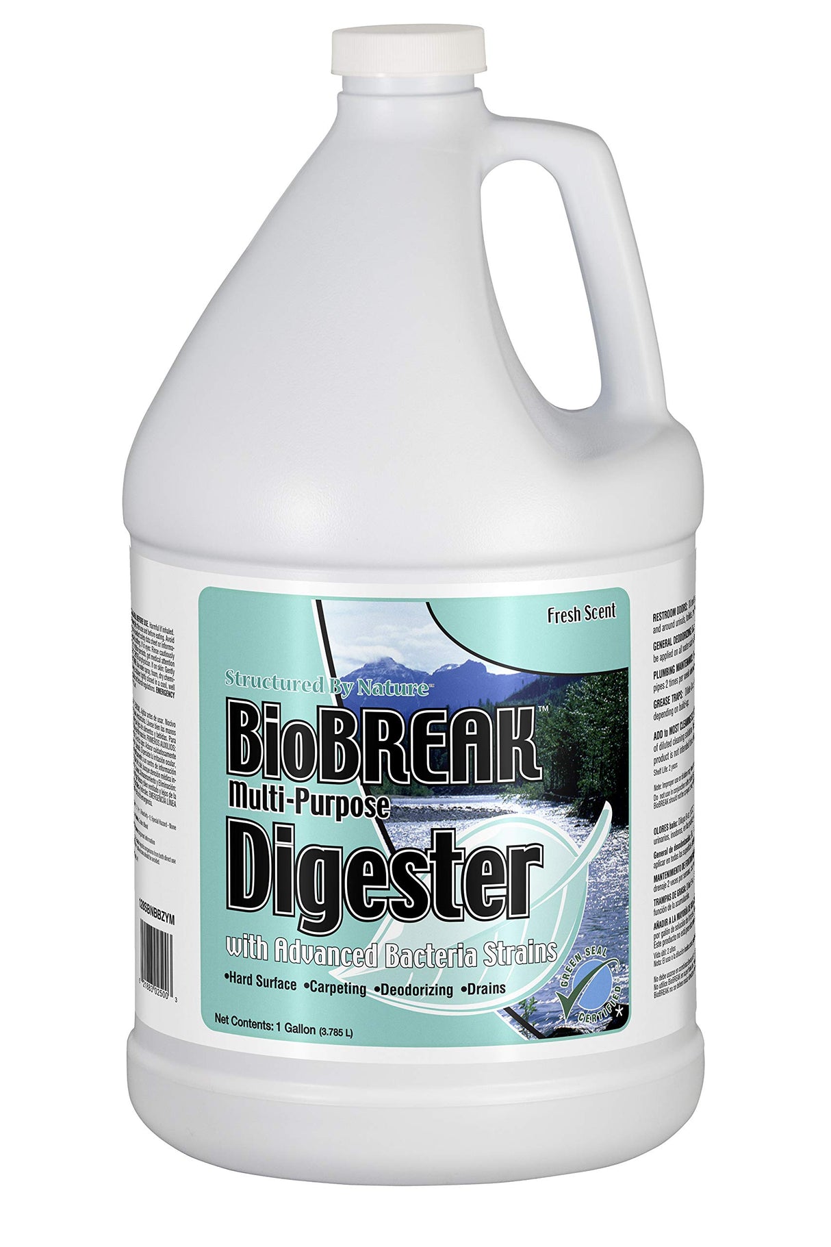 Bio-Break Multi-Purpose Odor Eliminator with Bacteria Strains and Enzymes by Nilodor, 1 gallon (128SBN BBZYM)
