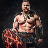 Berenlu Renaissance Accessories, Medieval Belt & Faux Leather Bracers