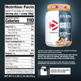 Dymatize ISO100 Whey Protein Powder Isolate, Cinnamon Cereal, 25g of Protein, 20 Servings, 5.5g BCAAs, Less Than 120 Cal., Gluten Free, 1g Fat, 1g Sugar, 2g Carb