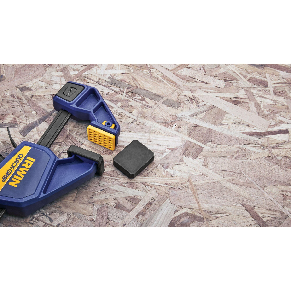 IRWIN Quick-Grip 1964758 One-Handed Mini Bar Clamp 4 Pack, 6", Blue