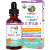 MaryRuth Organics Multivitamin for Infants | USDA Organic | Multivitamin Liquid Drops for Babies 6-12 Months | Immune Support & Overall Wellness | Vegan | Non-GMO | Gluten Free | 2 Fl Oz