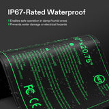 VIVOSUN 10"x20.75" Seedling Heat Mat with Built-in Temperature Controller, UL & MET-Certified Waterproof Plant Heating Pad for Germination, Hydroponics, Brewing, Breeding, and Greenhouses