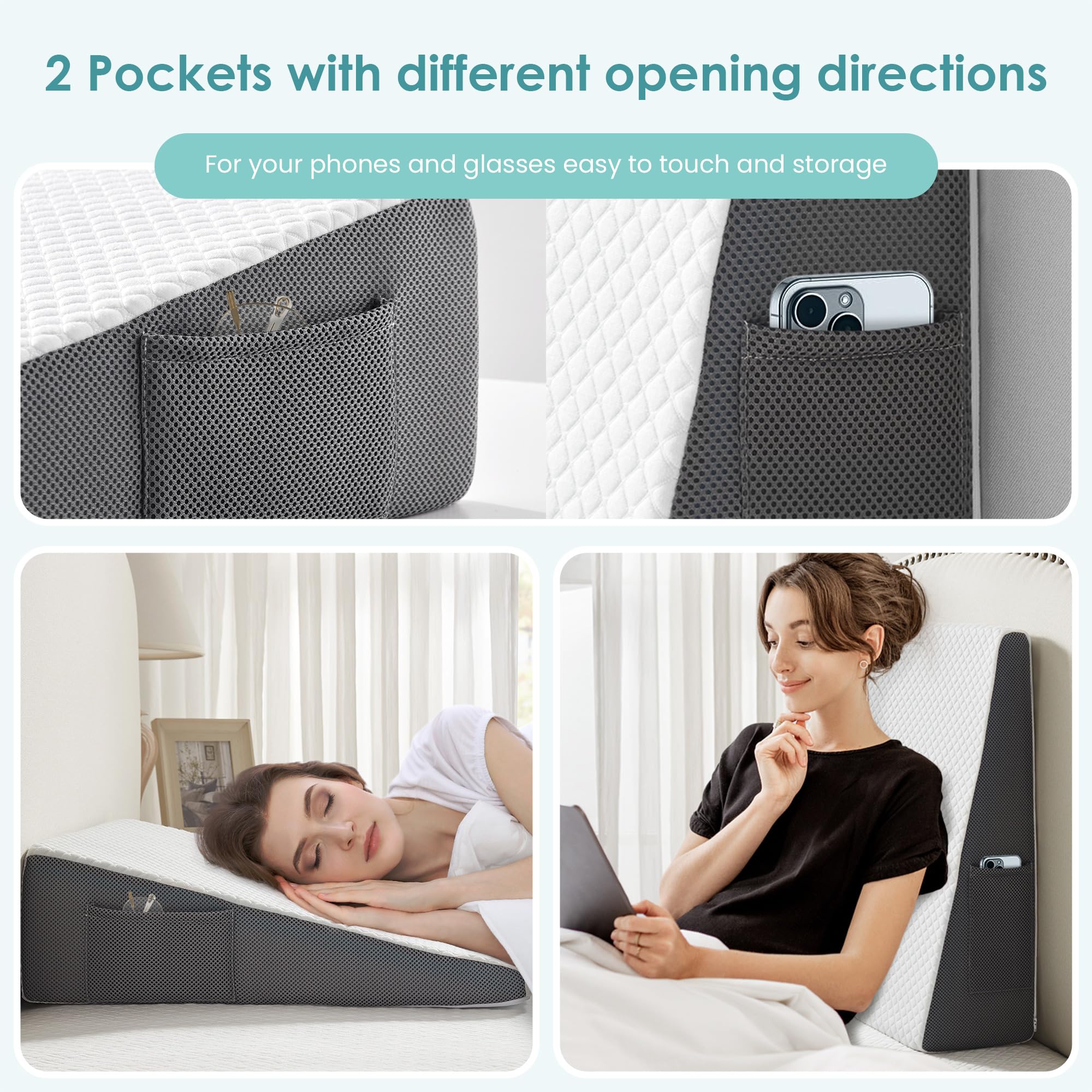 Cozymaker Bed Wedge Pillow - Thumbnail 2
