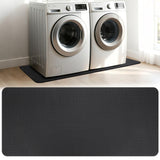 Gsbomzap Doubled-Sided Non Slip Under Washing Machine Mat, 63" x 30.7" Anti-Vibration Mat for Washer Dryer, Waterproof Mat for Fridge Refrigerator Floor Protection, Noise Reducing