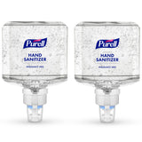 PURELL Advanced Hand Sanitizer Fragrance-Free Gel, 1200 mL Refill for PURELL ES8 Automatic Hand Sanitizer Dispenser (Pack of 2) - 7760-02