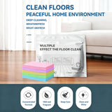 200 Pcs Multiple Effect The Floor Clean, Floor Cleaning Tablets, Multi Effect Floor Cleaner, Concentrated Cleaner for Hardwood, Tile, Laminate & More (Blue, 200 Pcs)