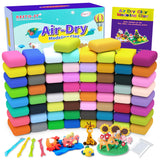 Aestd-ST Air Dry Clay 66 Colors, Modeling Clay for Kids, DIY Magic Clay