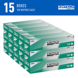 Kimtech Science Kimwipes Disposable Task Wipers 11-4/5 x 11-4/5" 34133, 15 Pack, 2940 Wipes