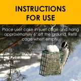 Heath Outdoor Products birds DD4-10 All Season High Energy Suet Cake, Case Of 10