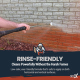 RadonSeal Clay-X Red Clay Stain Remover – 1 Gallon | Removes Red Clay Stains & Rust from Concrete, Brick, Pavers, Stucco & Masonry | Fast-Acting, Professional-Strength Spray Cleaner