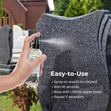 KleanLogik Headstone Cleaner For Graves & Memorials, Tombstone Cleaner Solution Removes Dirt & Plant Growth To Restore Natural Luster To Granite, Marble, Slate, Concrete, Limestone & Stone, 8 Fl Oz