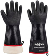 RAPICCA BBQ Grill Gloves, 932°F Heat Resistant Neoprene, 14 in XL