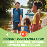 OFF! Deep Woods Insect Repellent Aerosol, Dry, Non-Greasy Formula, Bug Spray with Long Lasting Protection from Mosquitoes, 4 Oz, 4 Count